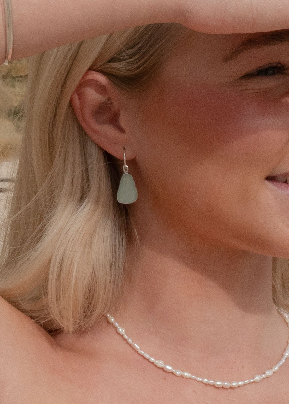 Robe Sea Glass Earrings