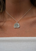 Robe Sea Glass Hibiscus Pendant