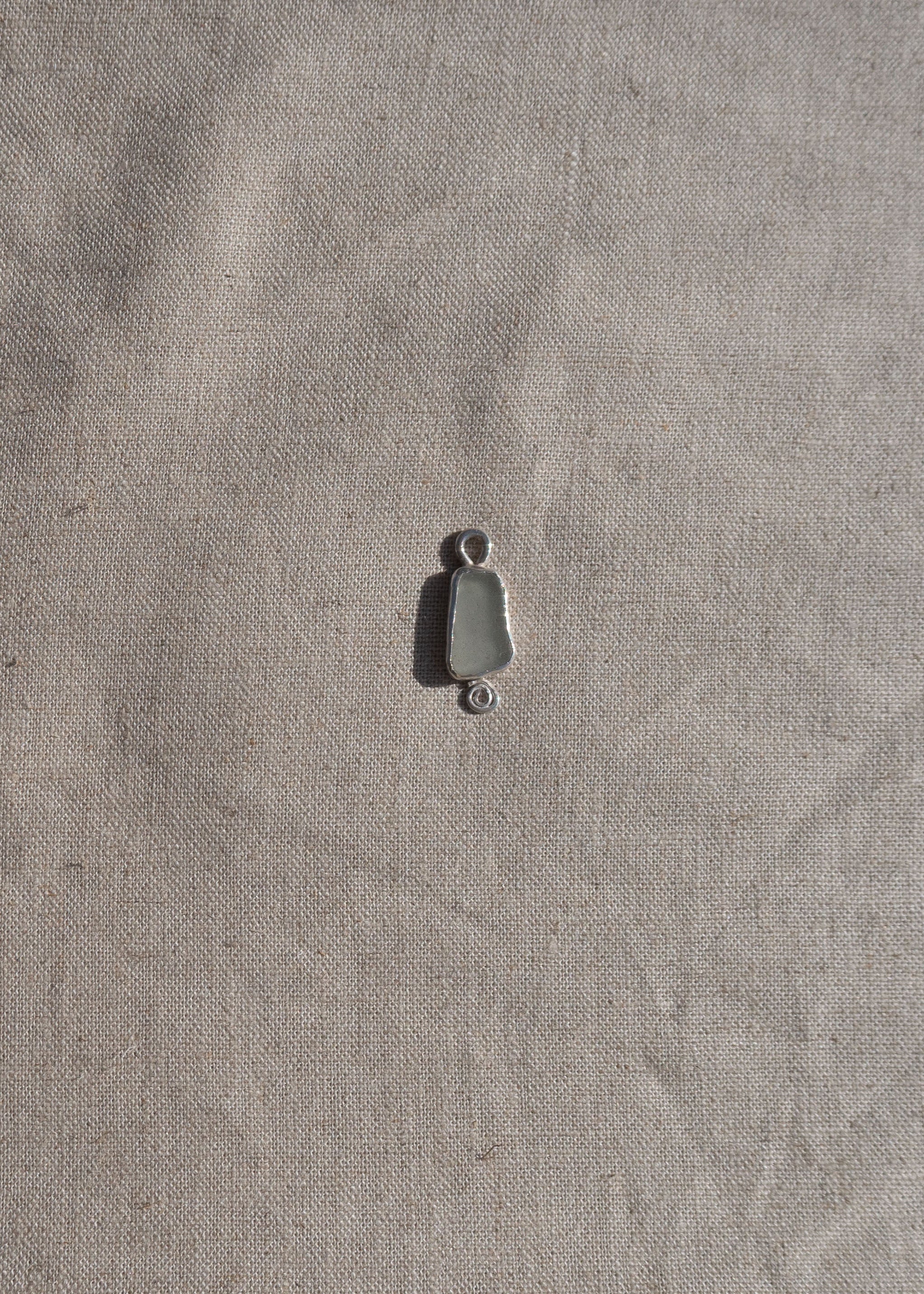 Robe Sea Glass Spiral Pendant